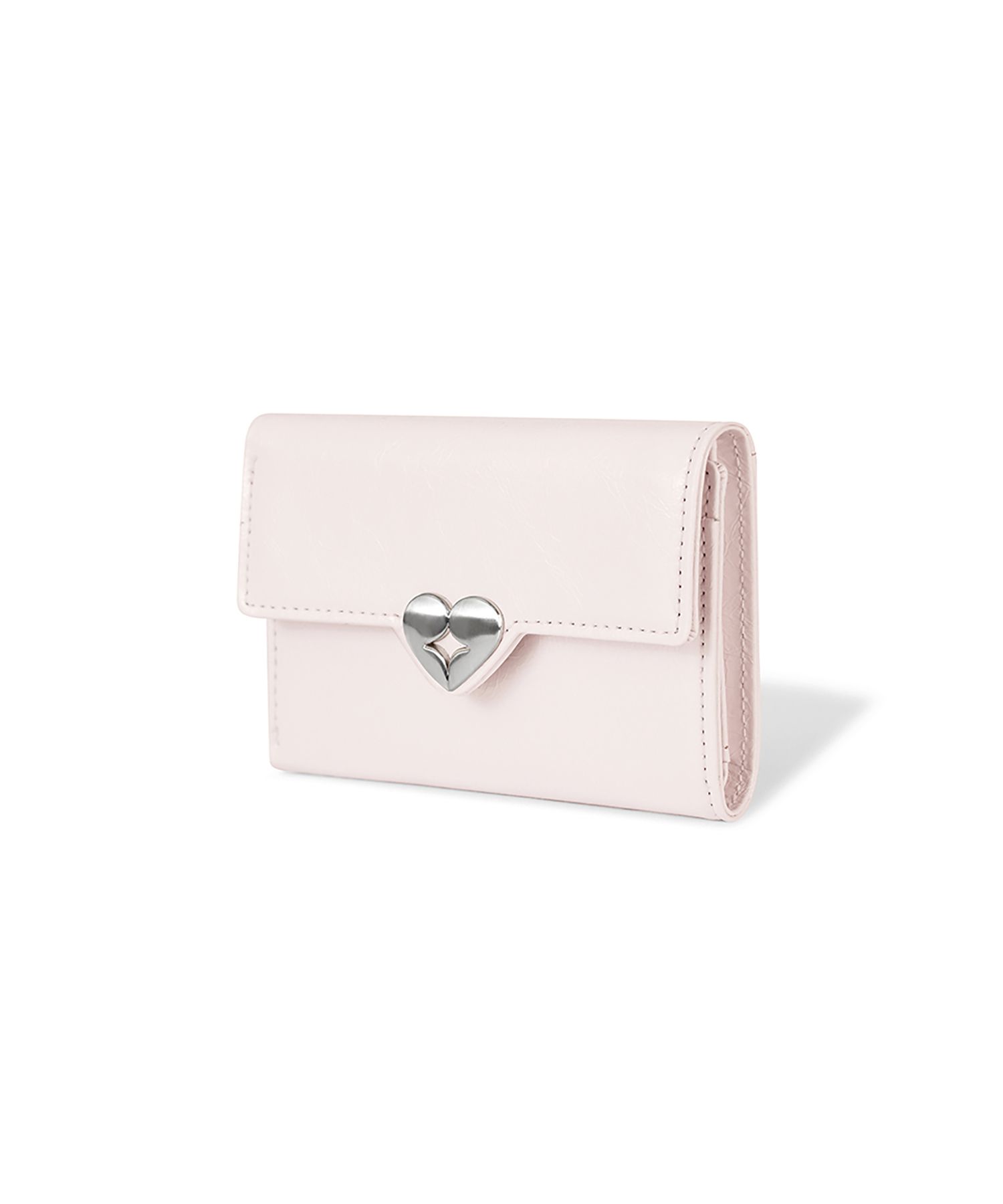 MUSINSA | fennec HEARTY FLAP WALLET - BLOSSOM