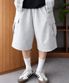 버뮤다 와이드 카고 스웨트 쇼츠 [M/GREY]