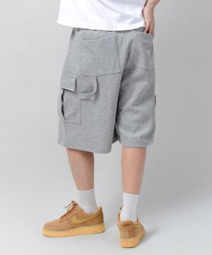 버뮤다 와이드 카고 카펜더 스웨트 쇼츠 [M/GREY]