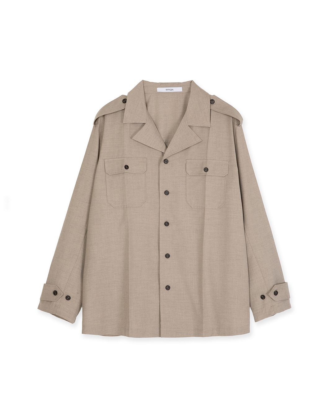 ★MUSINSA STANDARD★ Relaxed pigment shirt mustard MMDSH501- MUSINSA | SYNQIA Heritage Utility Shirt Light Beige