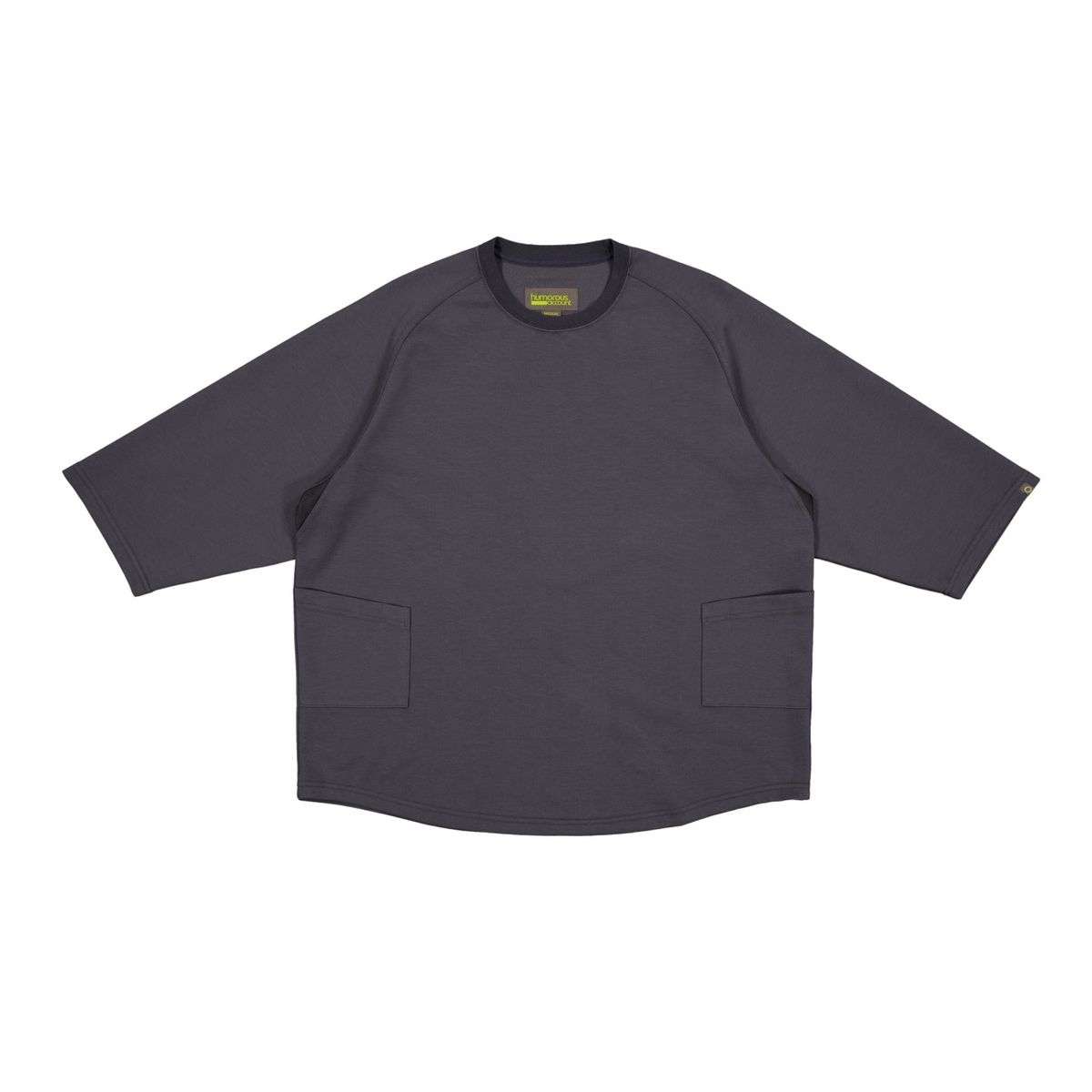휴머러스 어카운트(HUMOROUS ACCOUNT) ATHLETIC 3/4 T-SHIRT / CHARCOAL
