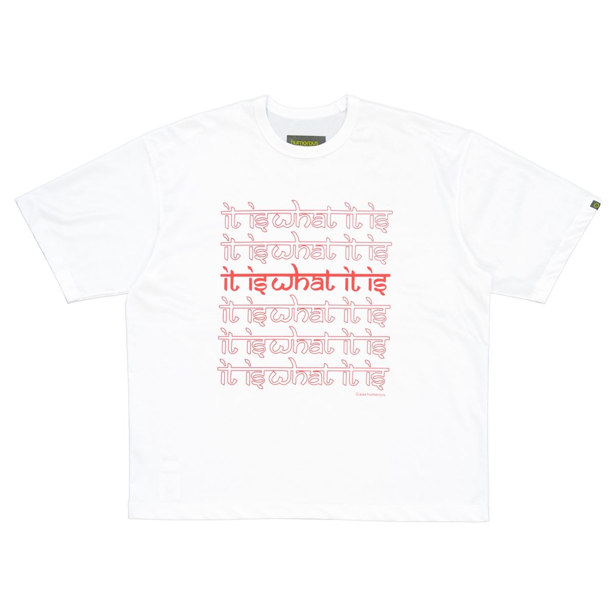 휴머러스 어카운트(HUMOROUS ACCOUNT) IWI H/S TEE / OFF WHITE
