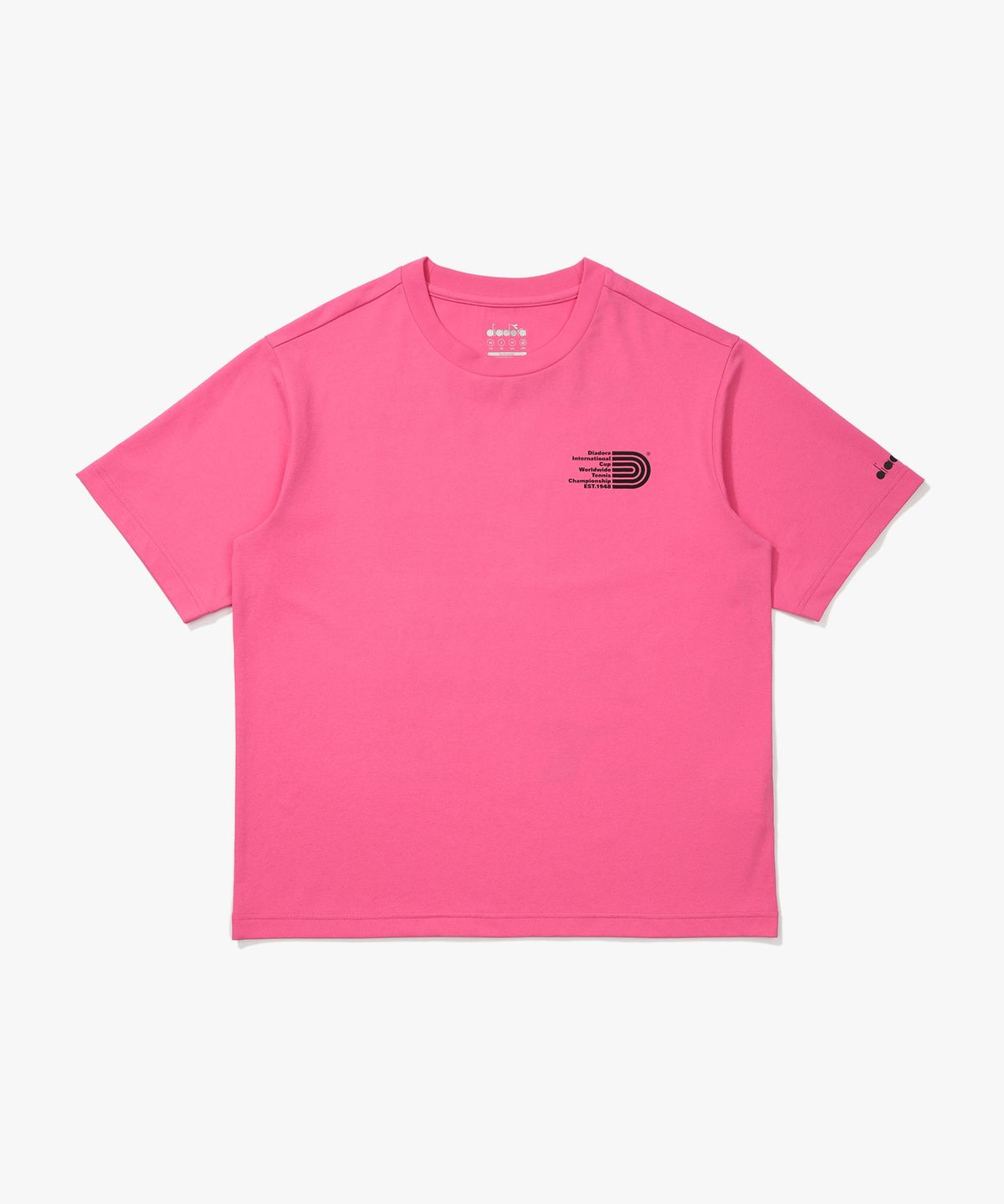 디아도라(diadora) AIRTEX DTA 반팔 티셔츠 PINK