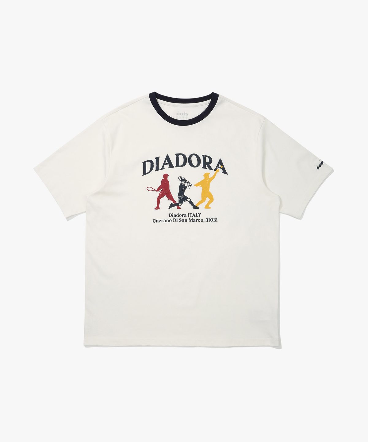 디아도라(diadora) 테니스 스윙 링거 반팔 티셔츠 OFF WHITE