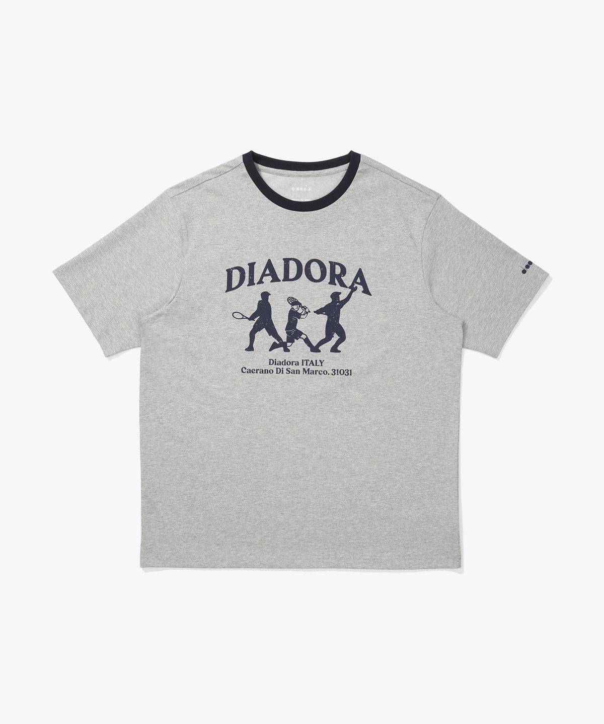 디아도라(diadora) 테니스 스윙 링거 반팔 티셔츠 GREY