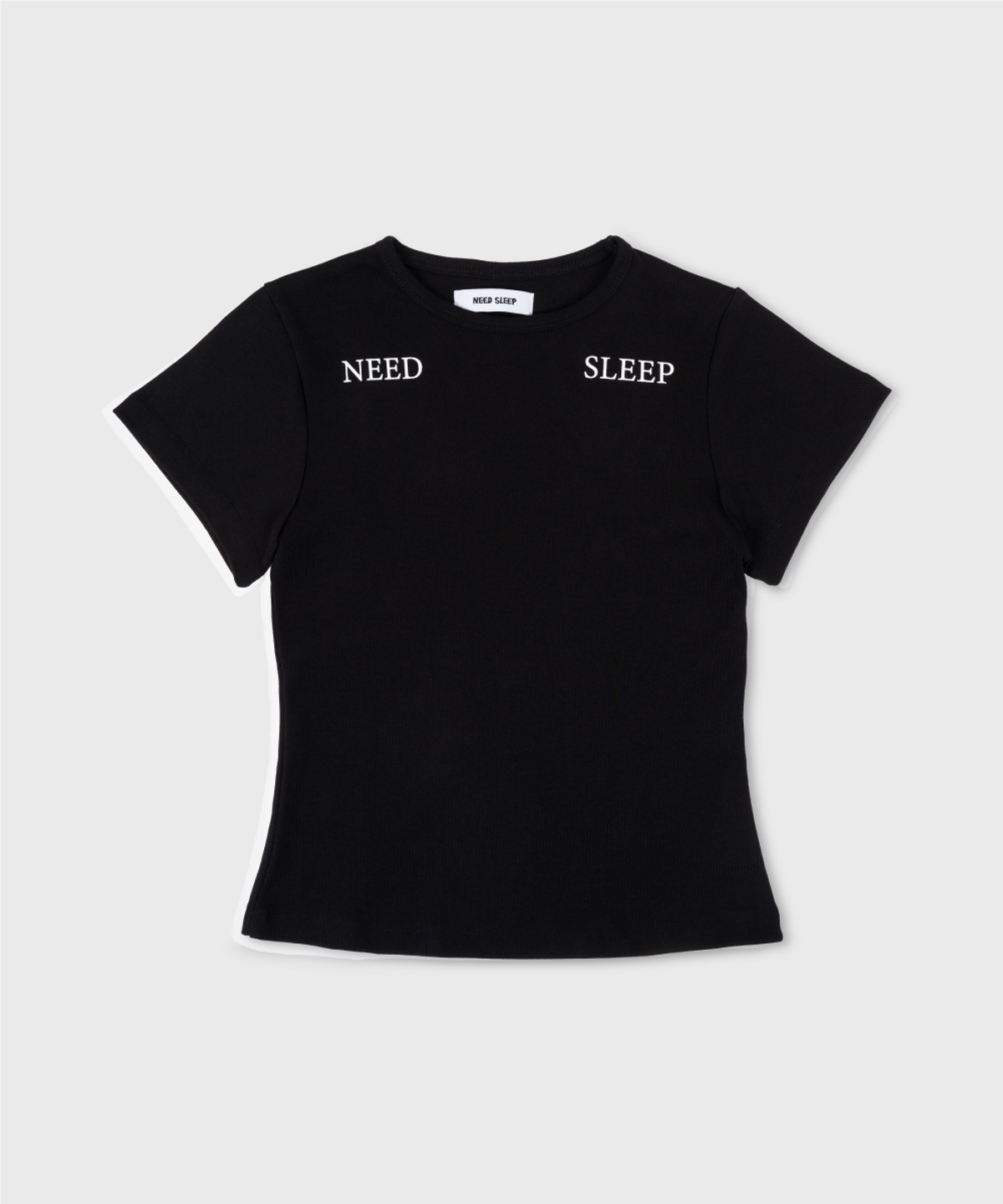 니드슬립(NEED SLEEP) 1/2 light need sleep tee [black]