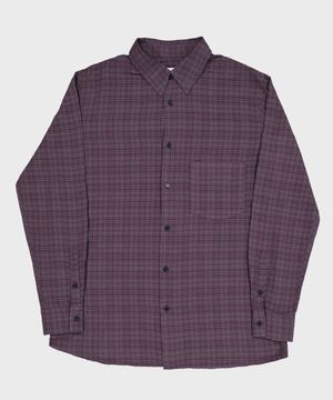 Noir Check Shirt (Purple)