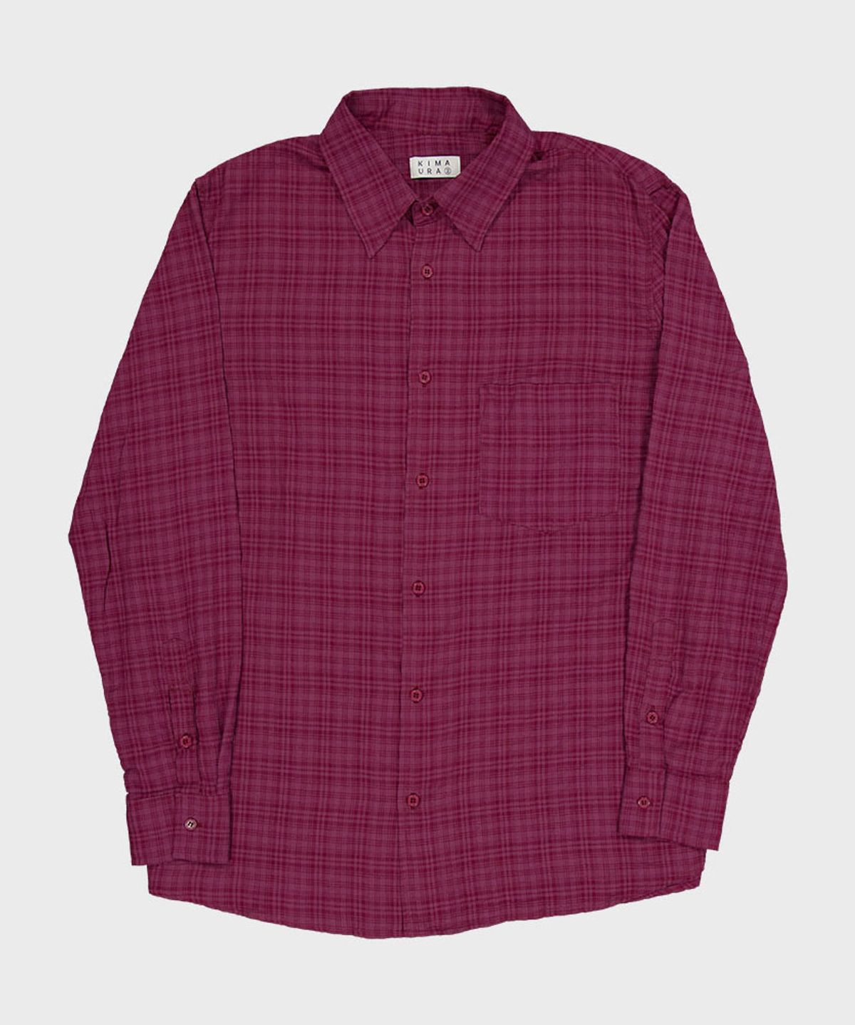 키마우라(KIMAURA) Noir Check Shirt (Red)