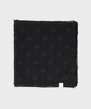 클로버 반다나 (화이트, 블랙)