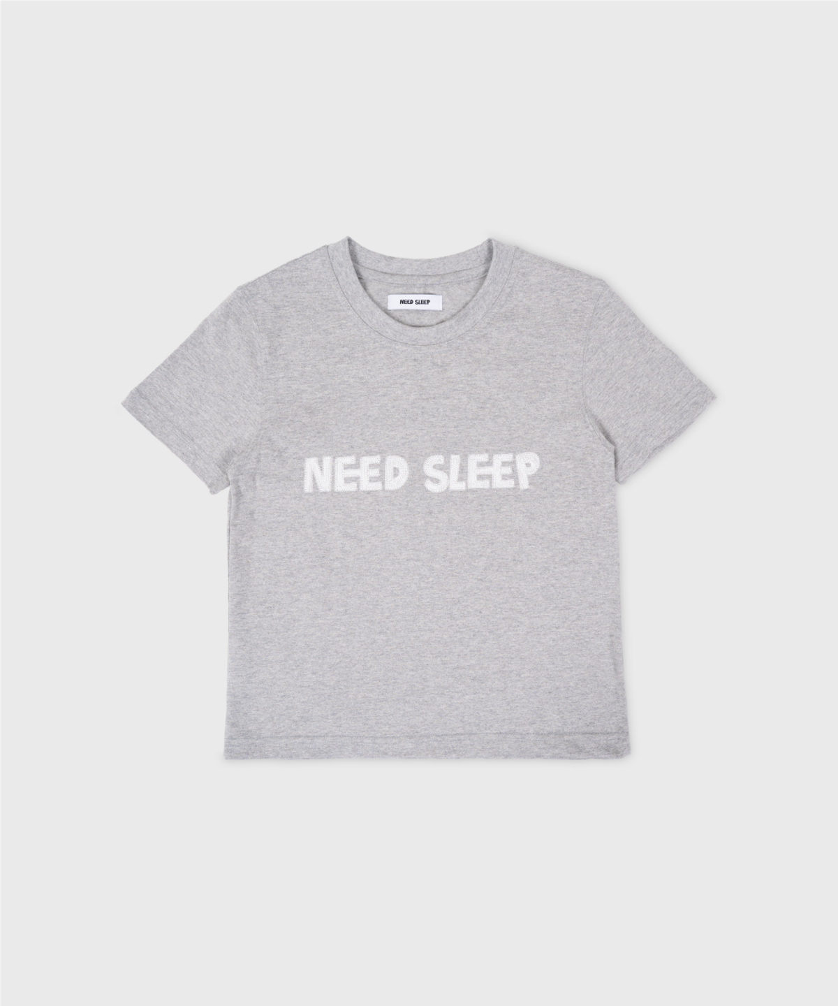 니드슬립(NEED SLEEP) 1/2 need sleep tee [melange grey]