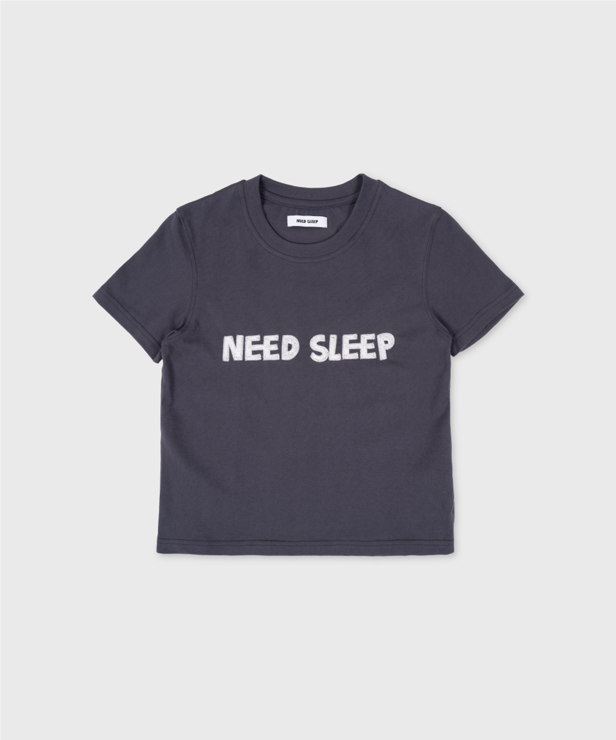 니드슬립(NEED SLEEP) 1/2 need sleep tee [charcoal]