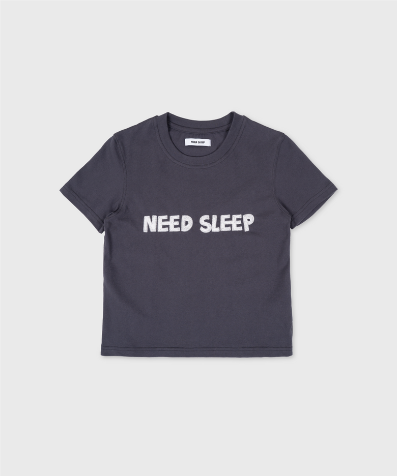 1/2 need sleep tee [charcoal]