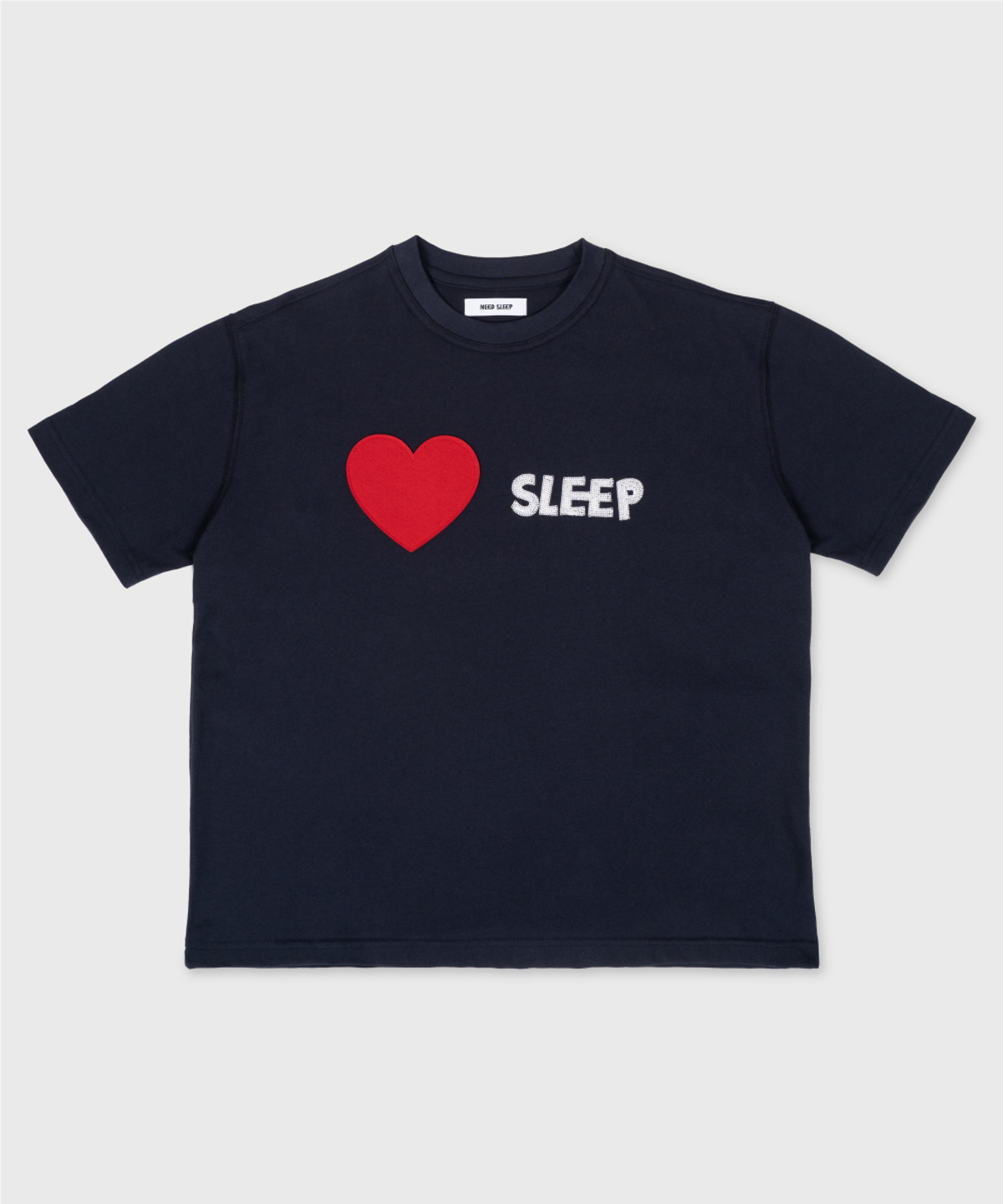 니드슬립(NEED SLEEP) i love sleep tee [dark navy]