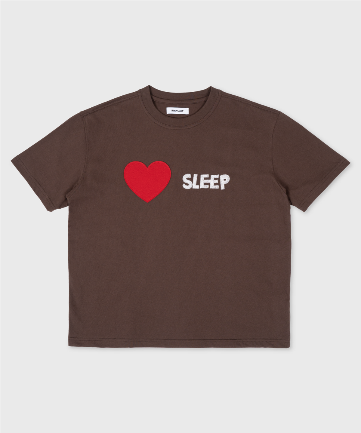 니드슬립(NEED SLEEP) i love sleep tee[brown]