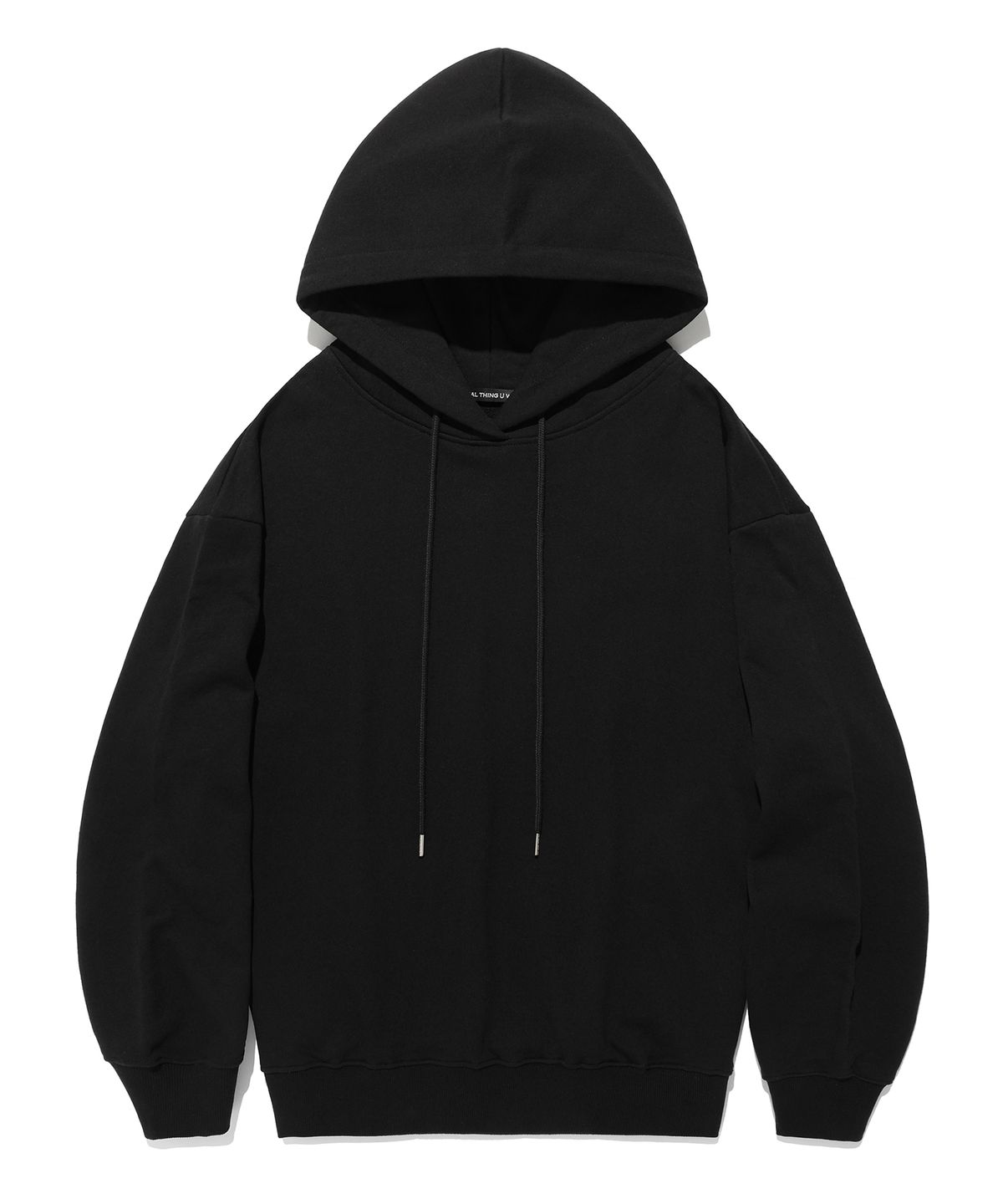 앤디아더(ANDTHEOTHER) 오버핏 로고 후드티 블랙