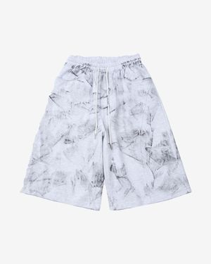 더티 페인팅 버뮤다 팬츠 (W.Melange)