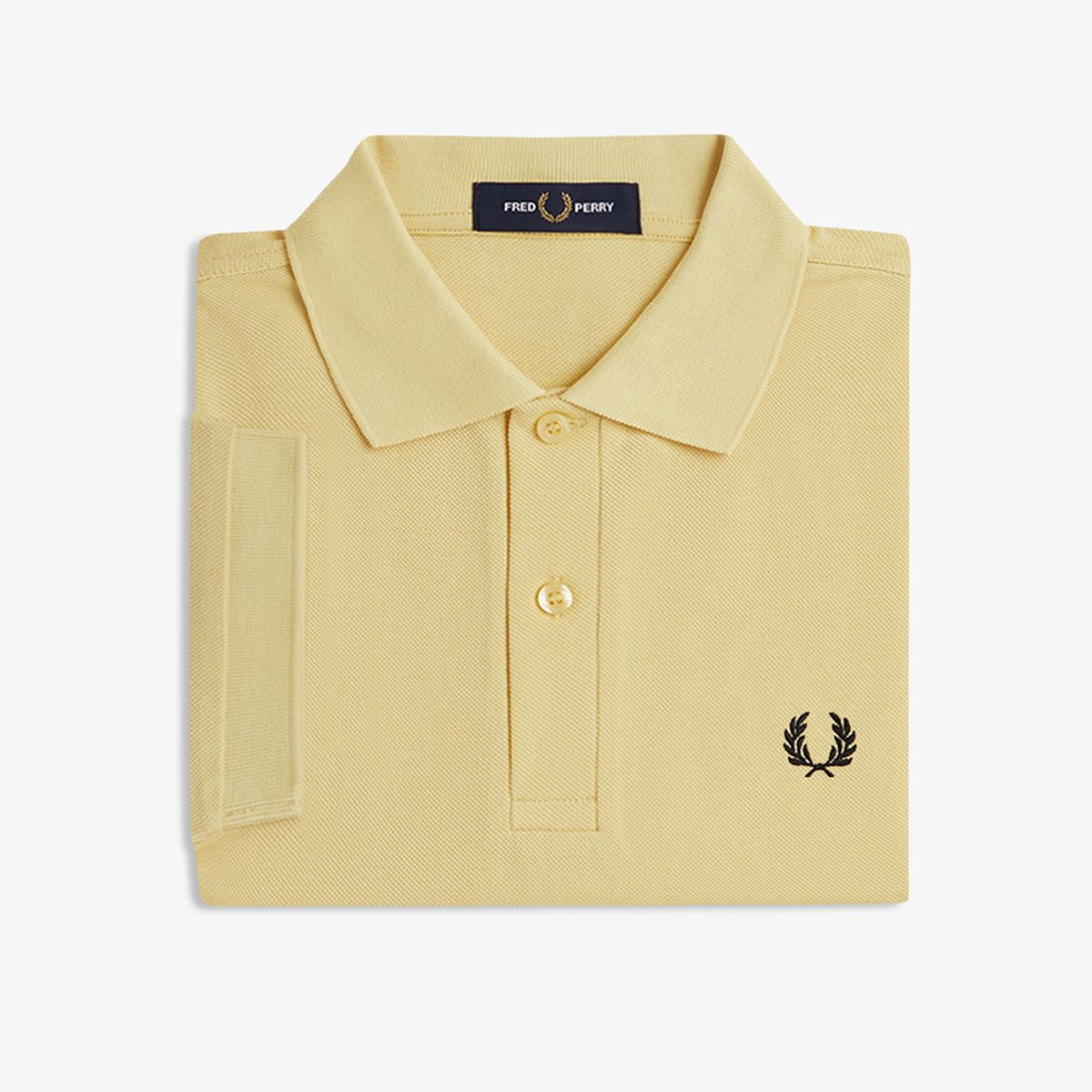 프레드페리(FRED PERRY) [M6000] 플레인 프레드페리 셔츠 - 챔피언스골드/블랙 AFPM2516000-Y70