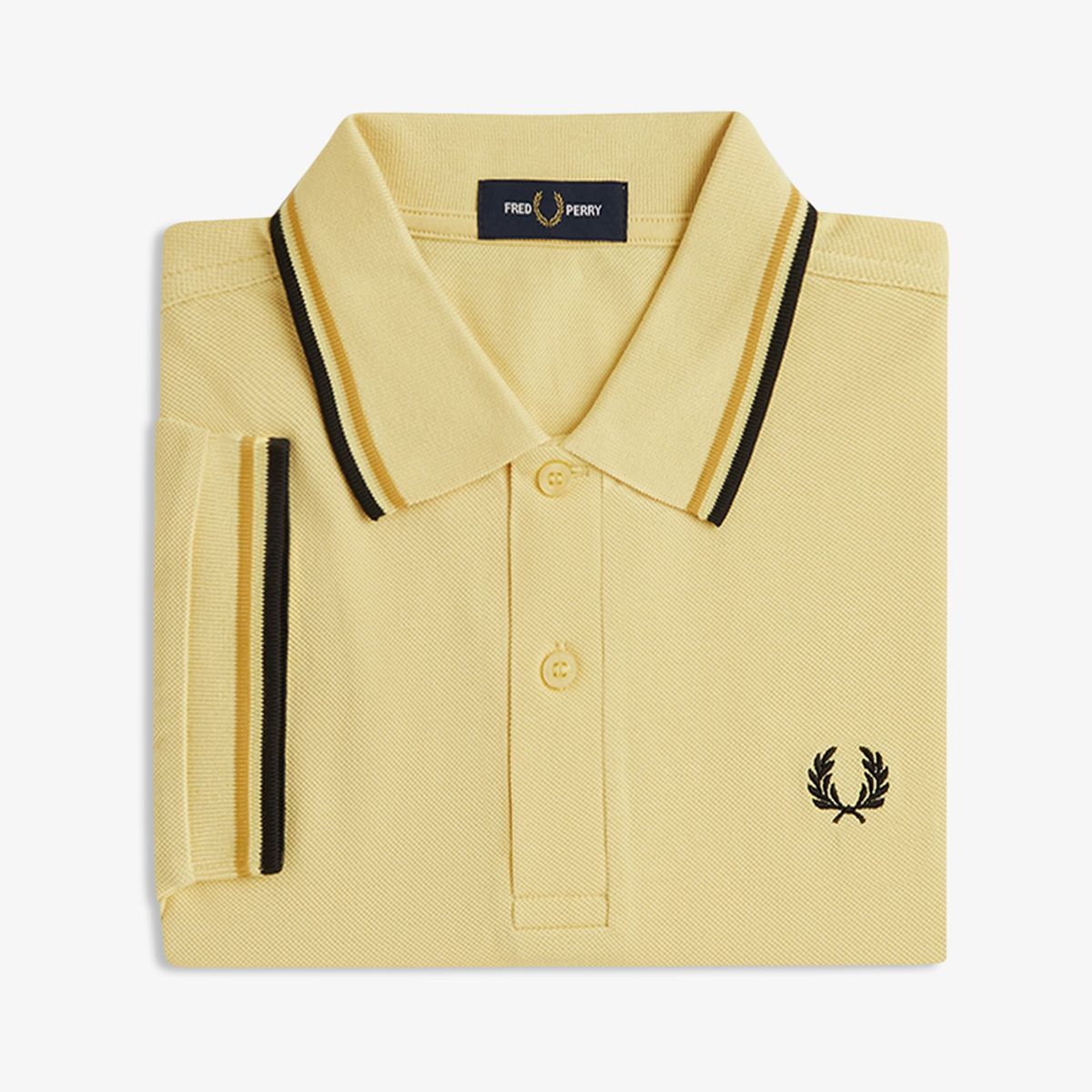 프레드페리(FRED PERRY) [M3600] 트윈 팁 프레드페리 셔츠 - 챔피언스골드/허니콤/블랙 AFPM2513600-Y61