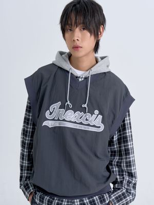 빈티지 나일론 베스트 (Gray)