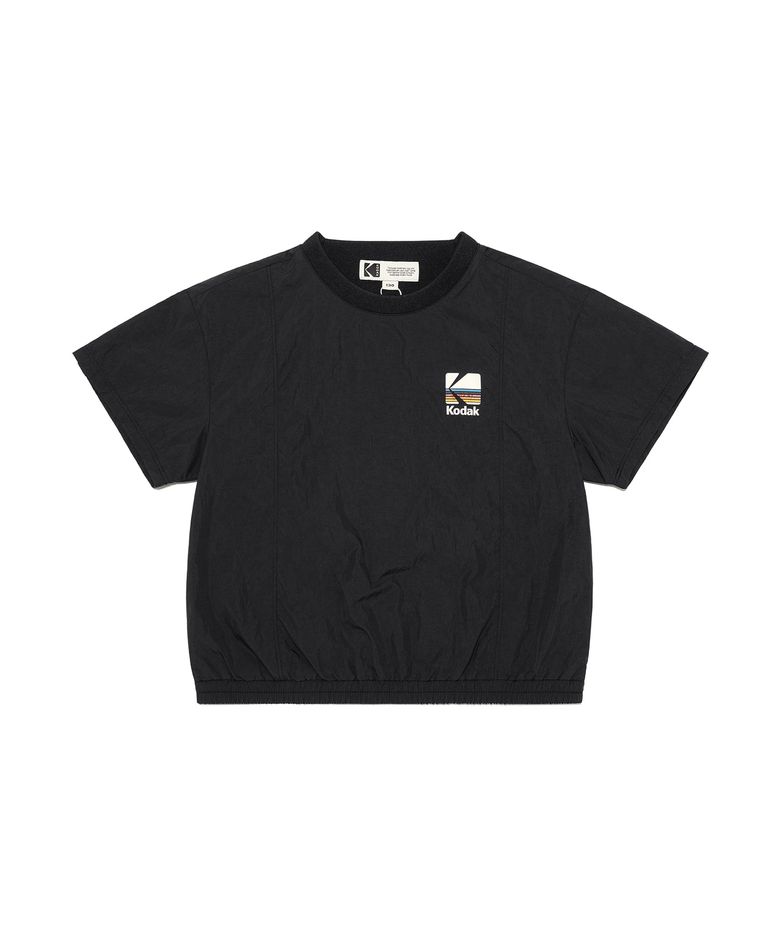 레인보우 우븐 반팔 피스테 키즈 BLACK