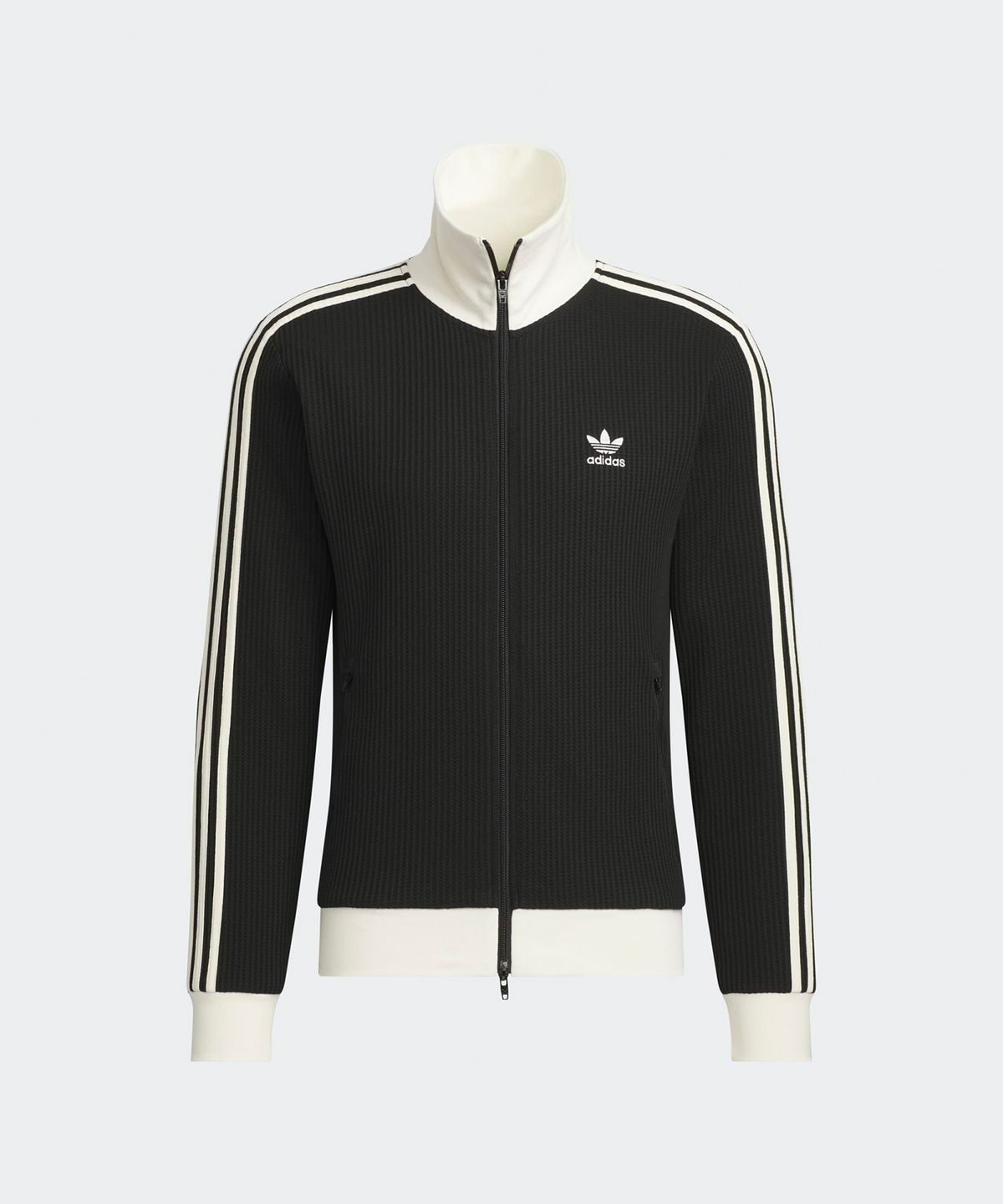 아디다스(ADIDAS) 아디컬러 클래식 트랙탑 (와플) - 블랙 / JW0110
