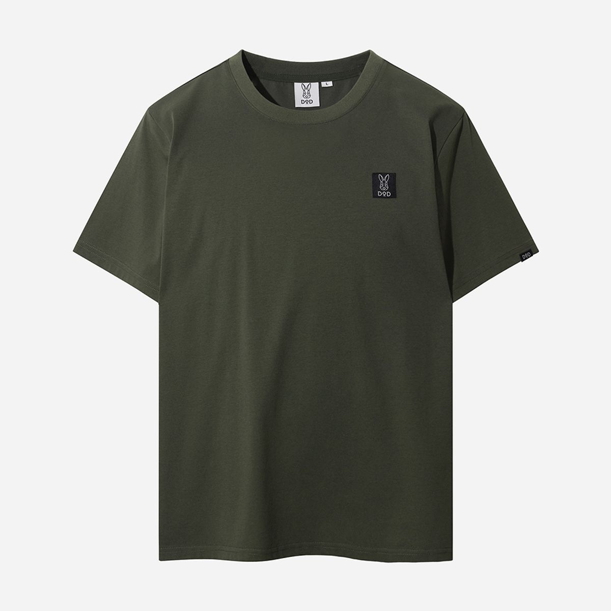 디오디(DOD) 소로나 베이직 라운드 숏 티셔츠 남자(KHAKI)