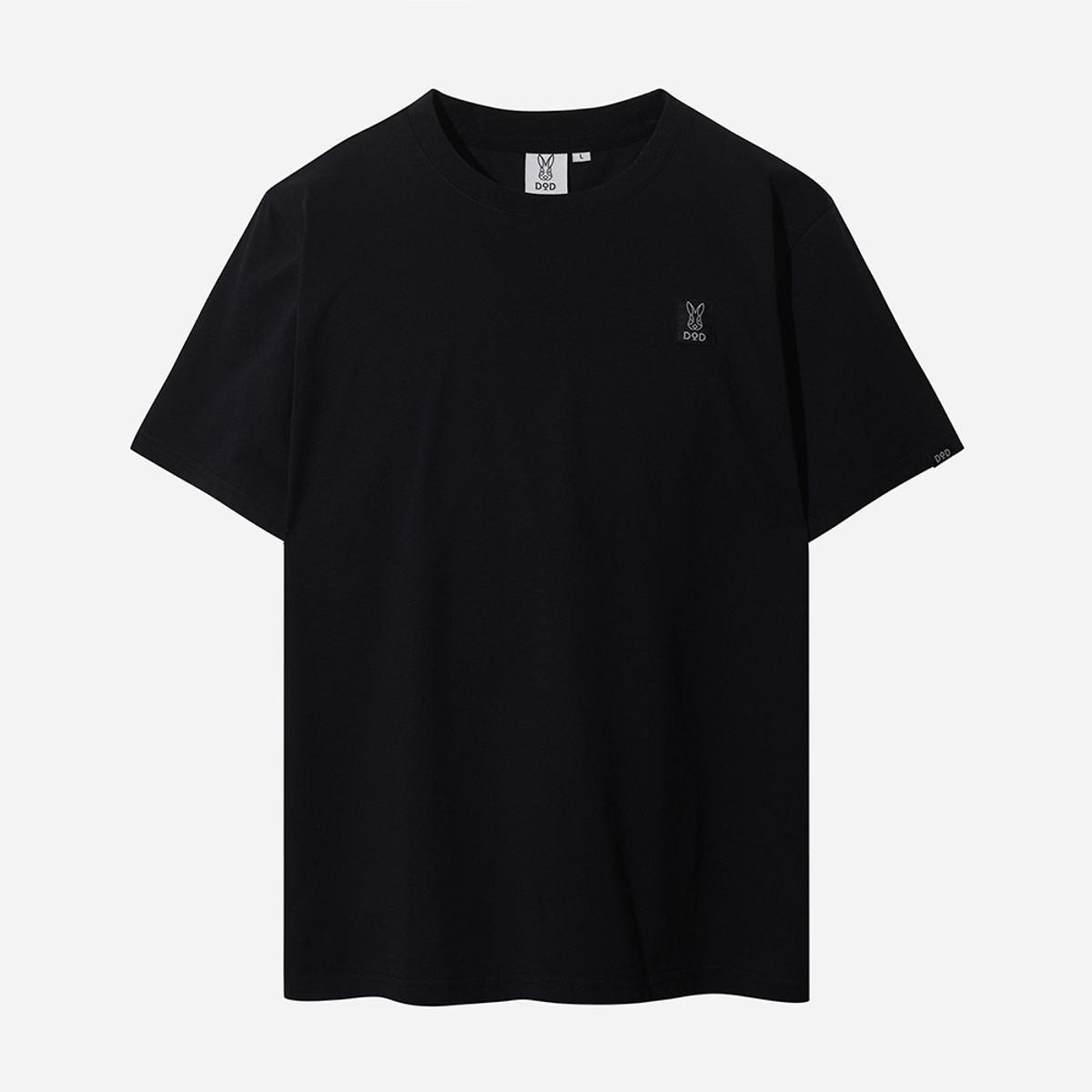 디오디(DOD) 소로나 베이직 라운드 숏 티셔츠 남자(BLACK)