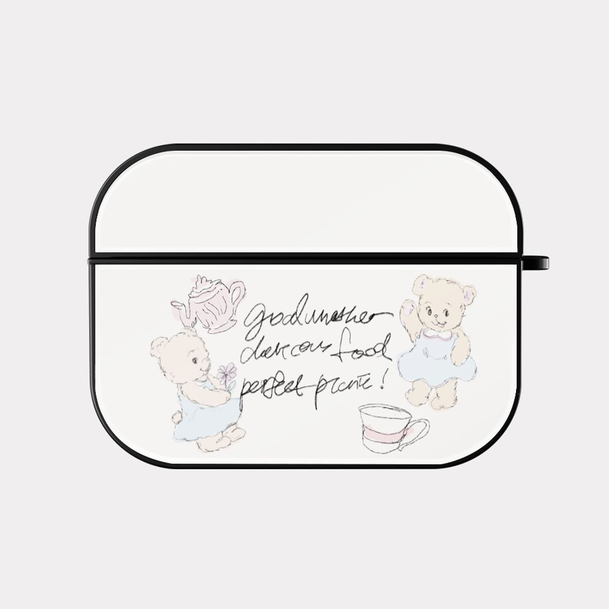 메이드모먼(MADEMOMENT) bear picnic time 디자인 [bumper 에어팟케이스 시리즈]