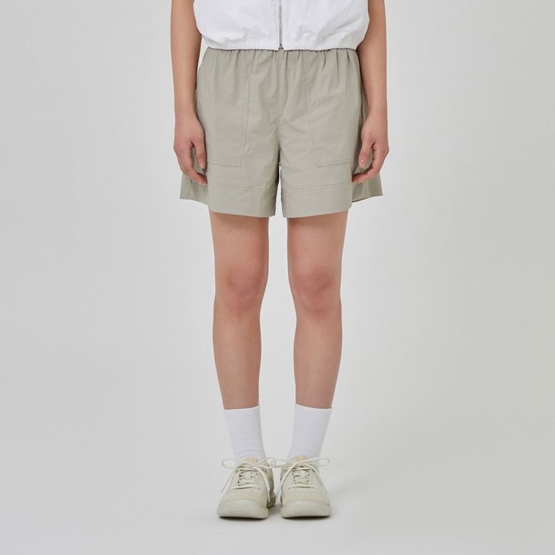 아이스클래쉬 포켓 쇼츠 여자(DARK BEIGE)