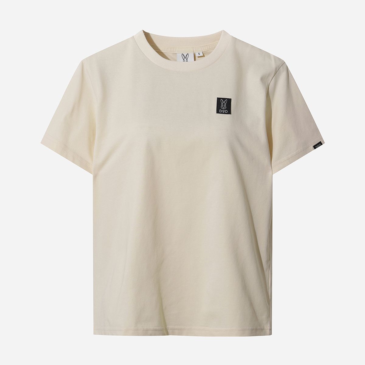 디오디(DOD) 소로나 베이직 라운드 숏 티셔츠 여자(L.BEIGE)