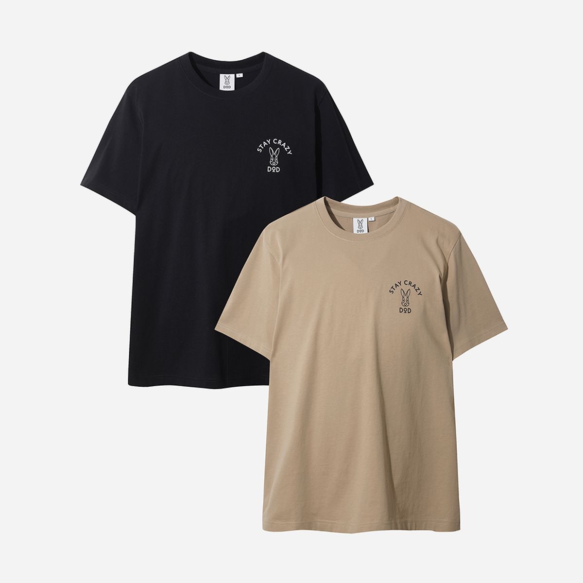 디오디(DOD) 2PACK 베이직 숏 티셔츠(MULTI)