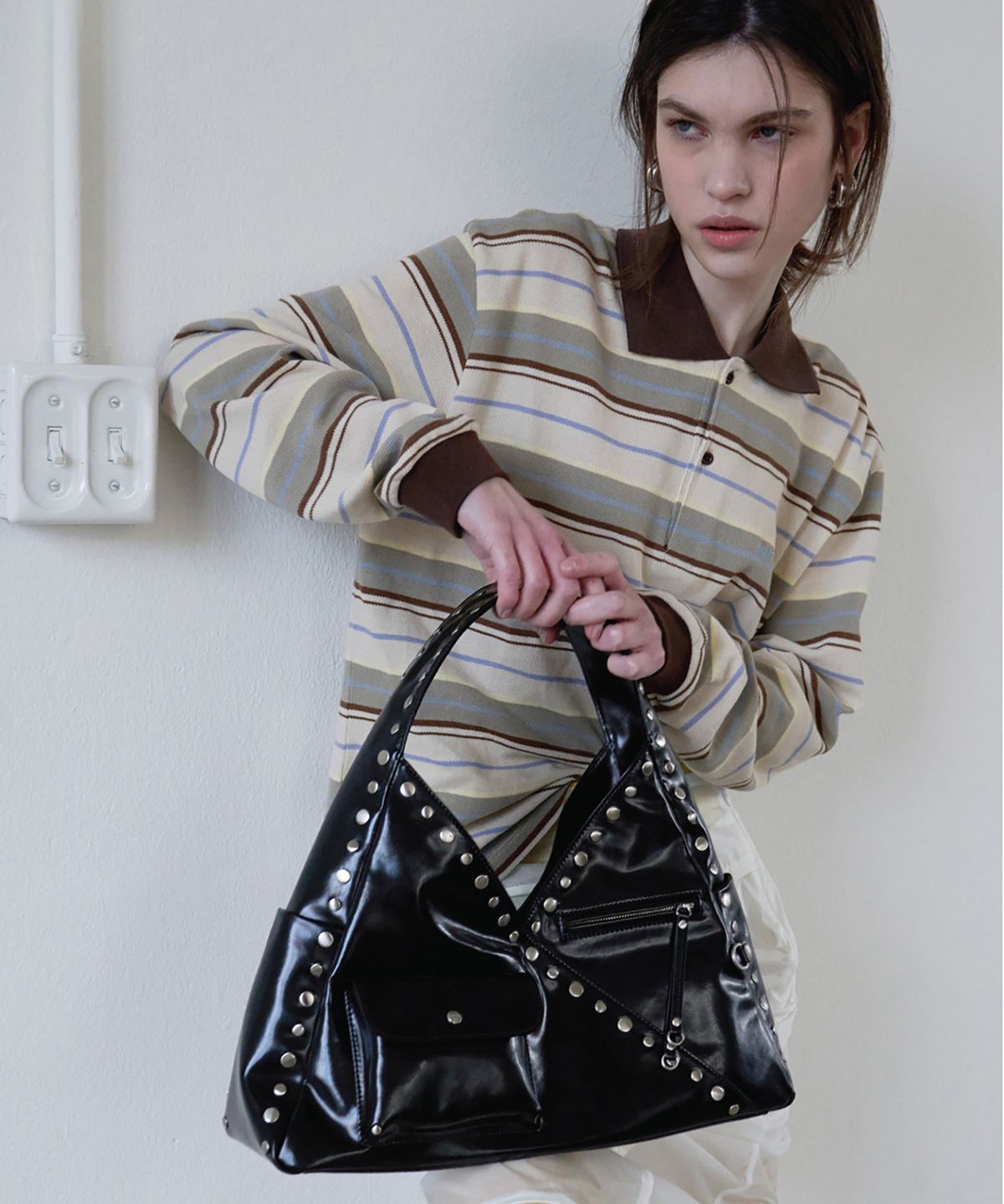 쿠론(COURONNE) Aster Tote 38_RCBTX25149BKX