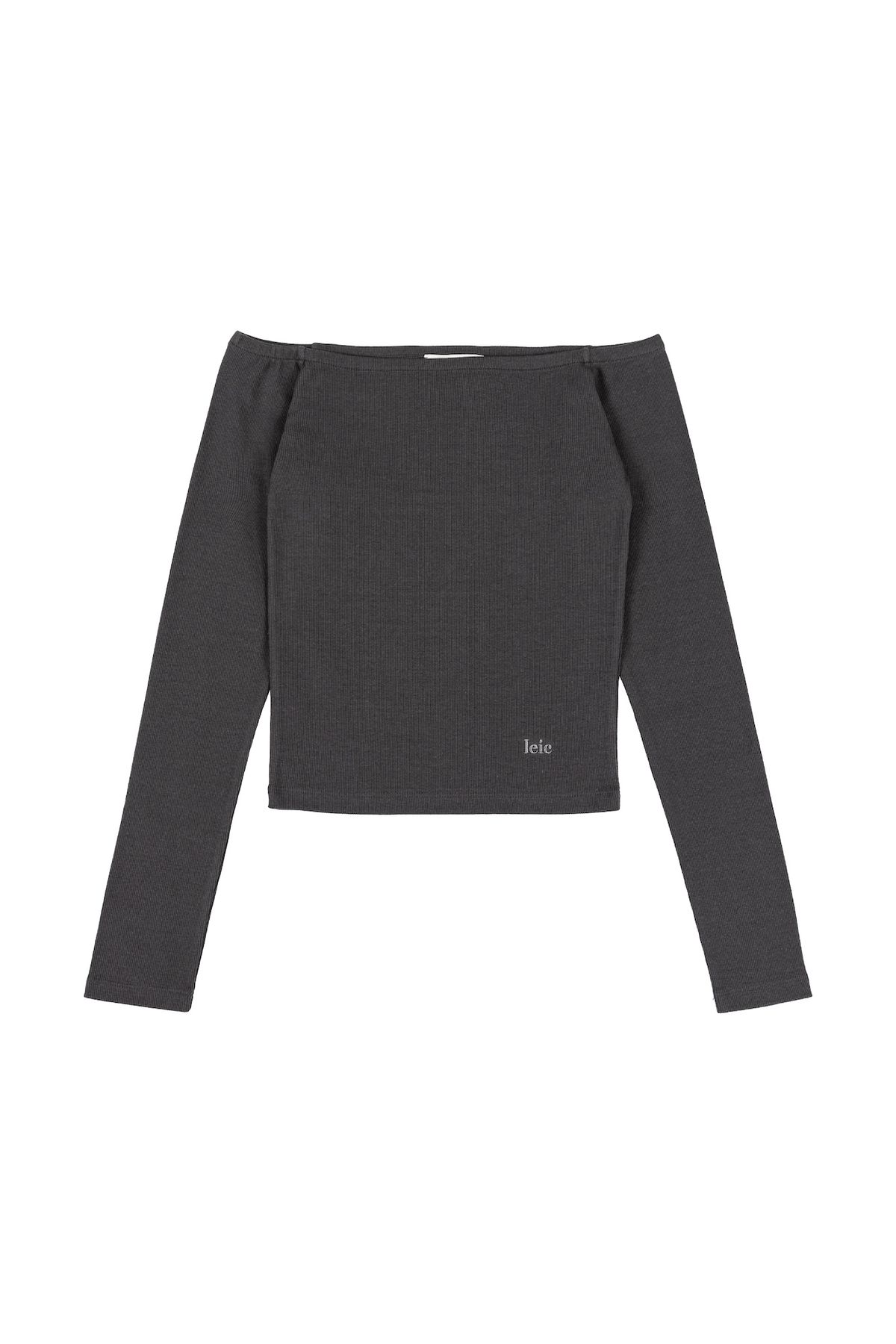 디어시스(Dearsis) TWINNING ESSENTIAL LONG SLEEVE (charcoal)