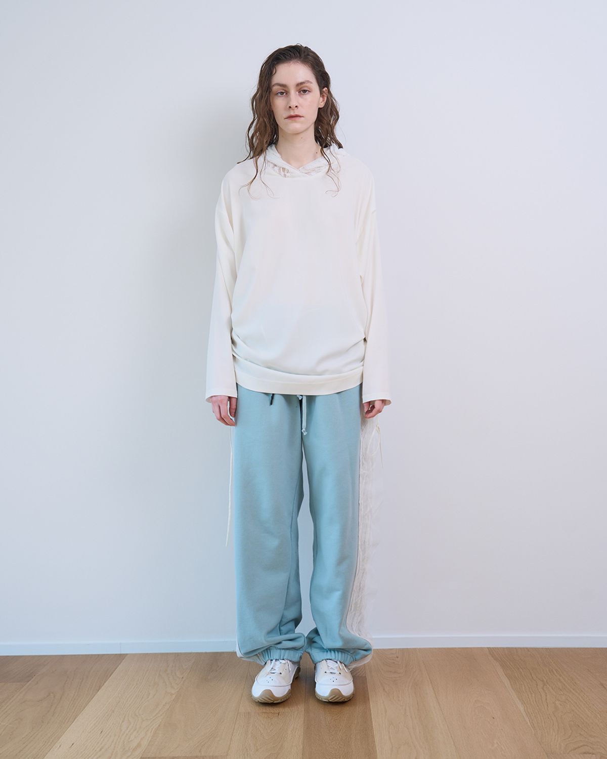 씬(SEEN) COTTON PANELED SWEATPANTS (Mint green)