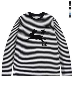 [UNISEX]JUMP RABBIT 스트라이프 롱슬리브_3color