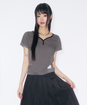 Peach neck-베이지