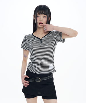 Peach neck-화이트