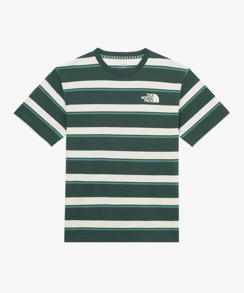 NT7UR28B 듀로 스트라이프 반팔 티셔츠 CLASSIC_GREEN
