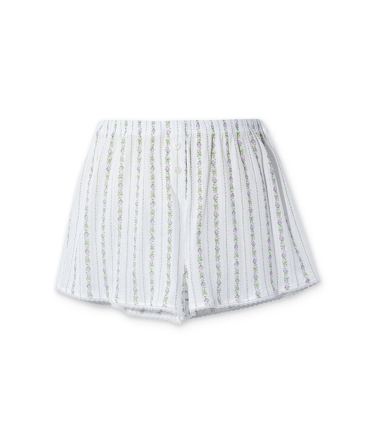 스내피커들(SNAPPY CUDDLE) Lavender Chiffon Shorts