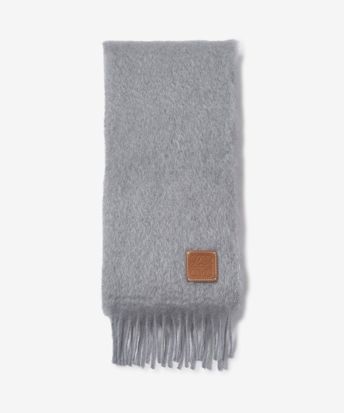 【Ri】LOGO MOHAIR MUFFLER グレー MUSINSA | LOEWE Mohair Blend Muffler - Light Grey