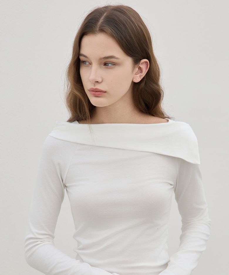 Off Shoulder LS Ts_2Color