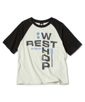 레스트 래글런 반팔티 아이보리