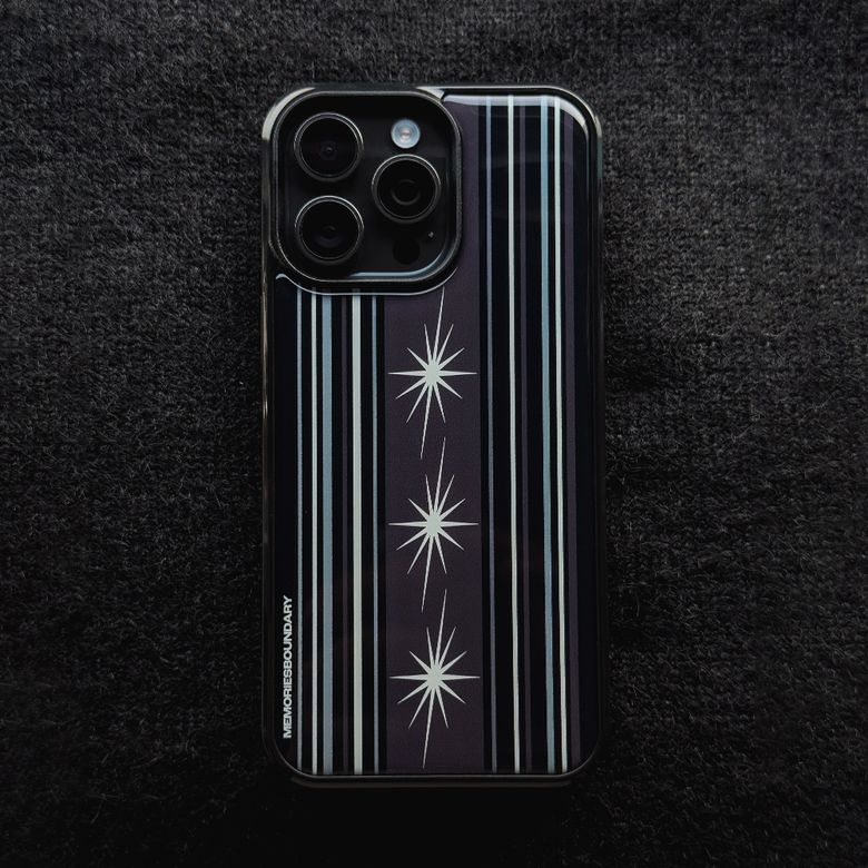D.O.S Stripe Phone Case (Obsidian Gray Purple)