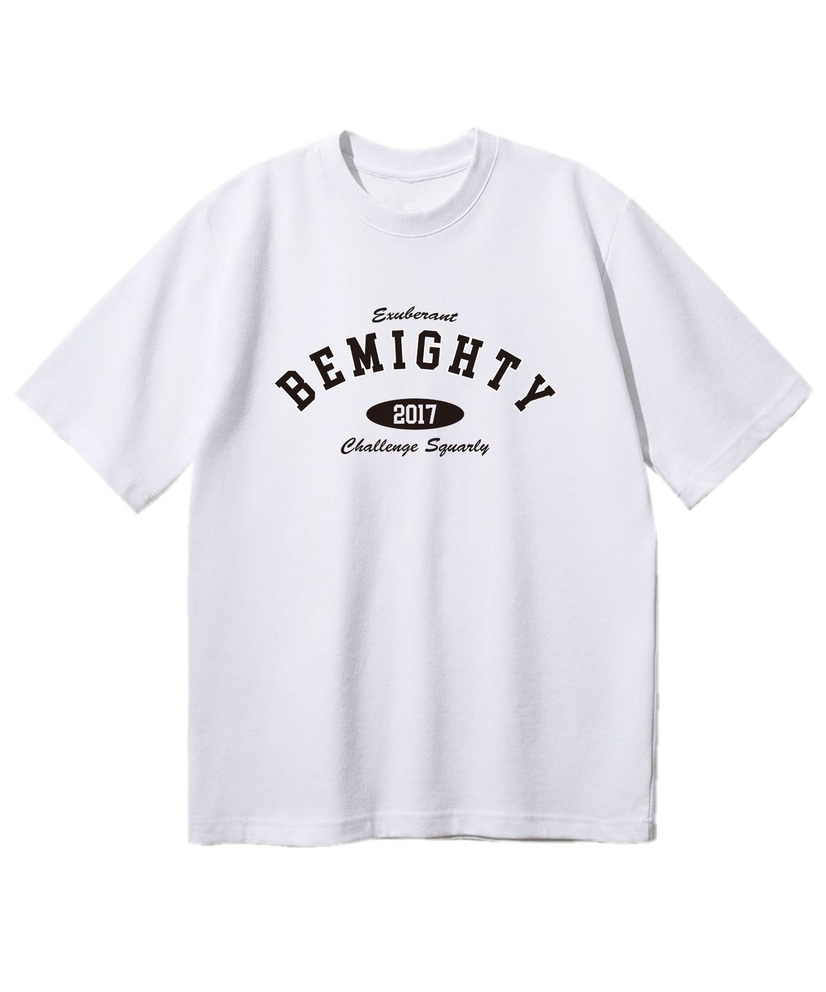 비마이티(BEMIGHTY) 클래식 로고 오버핏 반팔티셔츠 [화이트]