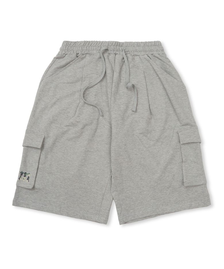 Camouflage STGM Wide Cargo Bermuda Pants Melange