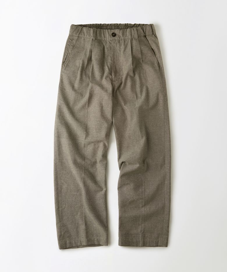 LINEN COTTON COMFORT PANTS_BEIGE