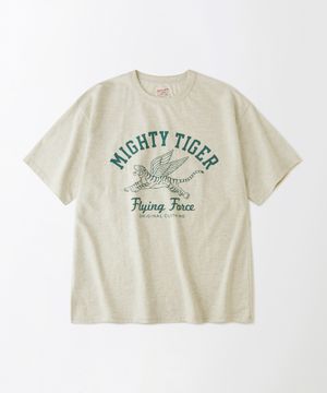 MIGHTY TIGER TEE(FLYING FORCE)_1%OATMEAL