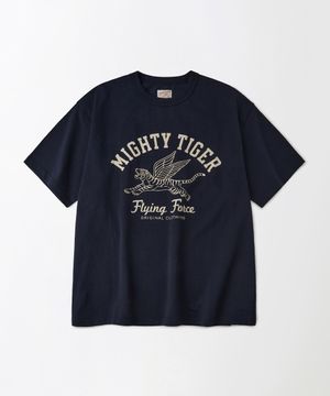 MIGHTY TIGER TEE(FLYING FORCE)_NAVY