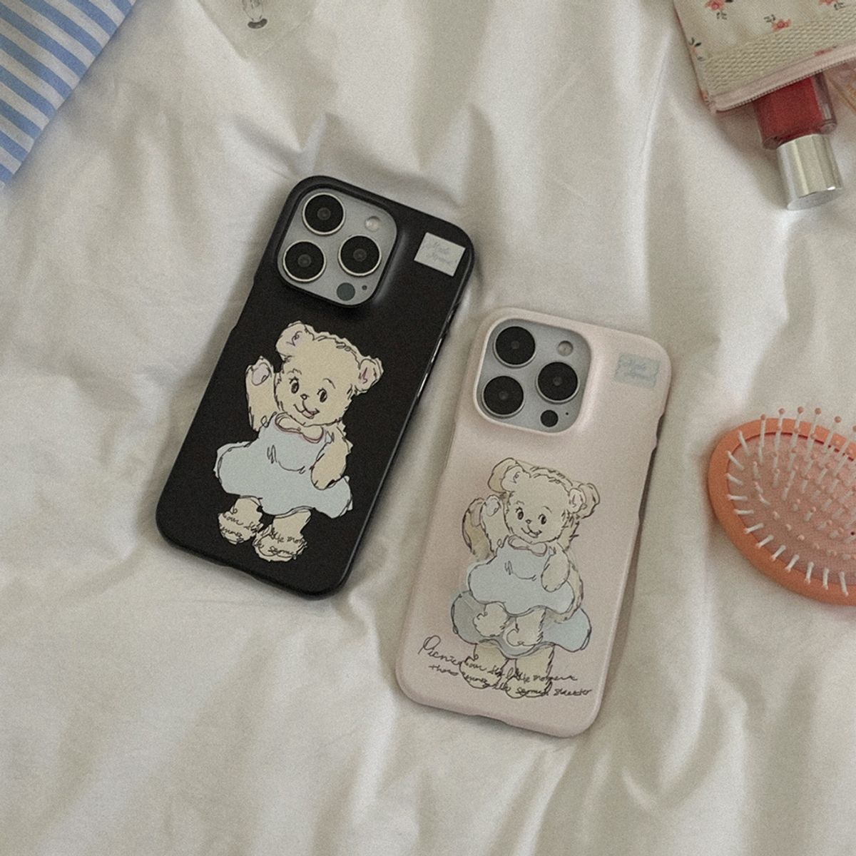 메이드모먼(MADEMOMENT) adorable bear 디자인 [하드 폰케이스]