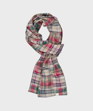 패치워크 스카프 (레드)